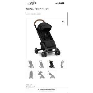 Nuna pepp next stroller